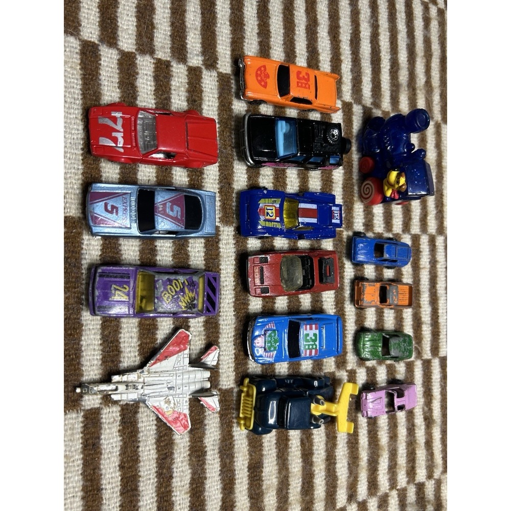 Vintage Diecast Toy Car Lot Hot Wheels Matchbox Micro Machines Race Cars